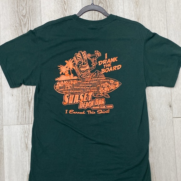 Florida’s Sunset Beach Bar Treasure Island Tee - Picture 3 of 5